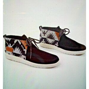 Pendleton La Brea Mid Suede Wool Shoes Spider Rock Men’s Sz 11 Vibram Outsole